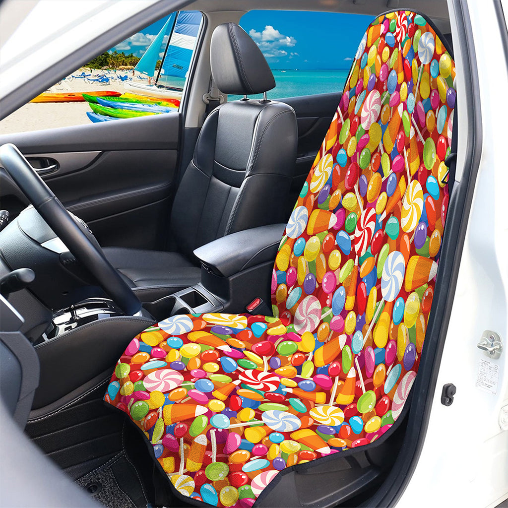 Colorful Candy Pattern Print Waterproof Car Seat Cover