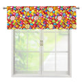 Colorful Candy Pattern Print Window Valance