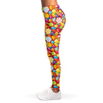 Colorful Candy Pattern Print Women's Leggings