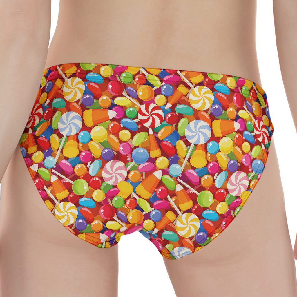 Colorful Candy Pattern Print Women's Panties