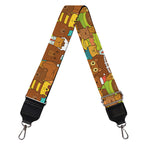 Colorful Cartoon Baby Bear Pattern Print Bag Strap