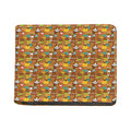 Colorful Cartoon Baby Bear Pattern Print Bifold Wallet