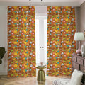 Colorful Cartoon Baby Bear Pattern Print Dimout Pencil Pleat Curtains