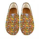 Colorful Cartoon Baby Bear Pattern Print Casual Shoes