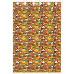 Colorful Cartoon Baby Bear Pattern Print Curtain