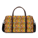 Colorful Cartoon Baby Bear Pattern Print Duffle Bag