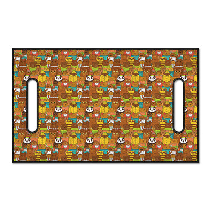 Colorful Cartoon Baby Bear Pattern Print Golf Cart Seat Cover