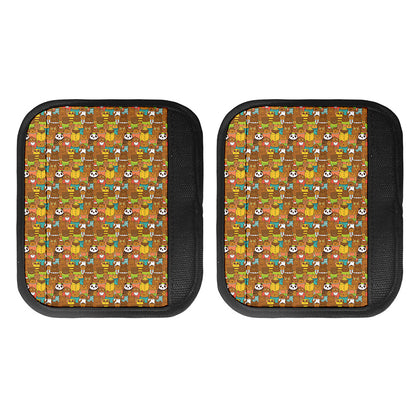 Colorful Cartoon Baby Bear Pattern Print Handle Covers