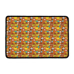 Colorful Cartoon Baby Bear Pattern Print Kitchen Mat