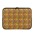 Colorful Cartoon Baby Bear Pattern Print Laptop Sleeve