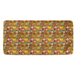 Colorful Cartoon Baby Bear Pattern Print Towel