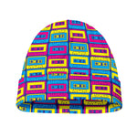 Colorful Cassette Tape Print Beanie