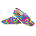 Colorful Cassette Tape Print Casual Shoes