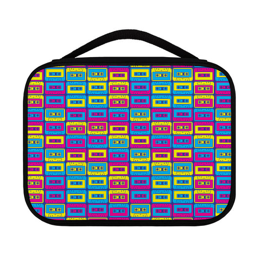 Colorful Cassette Tape Print Classic Bible Case
