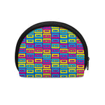 Colorful Cassette Tape Print Coin Purse