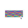 Colorful Cassette Tape Print Extended Mouse Pad