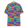 Colorful Cassette Tape Print Hawaiian Shirt