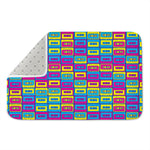 Colorful Cassette Tape Print Indoor Door Mat