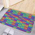 Colorful Cassette Tape Print Indoor Door Mat