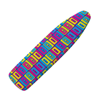 Colorful Cassette Tape Print Ironing Board Cover
