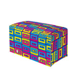 Colorful Cassette Tape Print Leather Tissue Box Cover