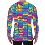 Colorful Cassette Tape Print Men's Long Sleeve T-Shirt