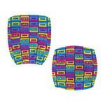 Colorful Cassette Tape Print Office Chair Cover