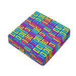 Colorful Cassette Tape Print Outdoor Seat Cushion Cover