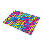 Colorful Cassette Tape Print Pet Cooling Mat Cover