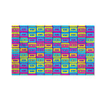 Colorful Cassette Tape Print Polyester Flag