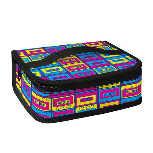 Colorful Cassette Tape Print Small Lunch Bag