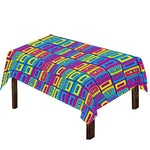 Colorful Cassette Tape Print Tablecloth