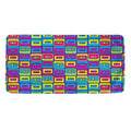Colorful Cassette Tape Print Towel