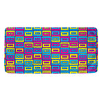 Colorful Cassette Tape Print Towel