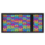 Colorful Cassette Tape Print Trifold Wallet