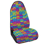 Colorful Cassette Tape Print Waterproof Car Seat Cover