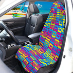 Colorful Cassette Tape Print Waterproof Car Seat Cover