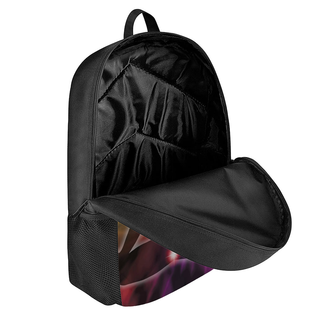 Colorful Chakras Aura Print 17 Inch Backpack