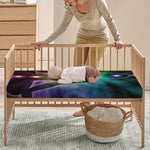 Colorful Chakras Aura Print Baby Crib Sheet