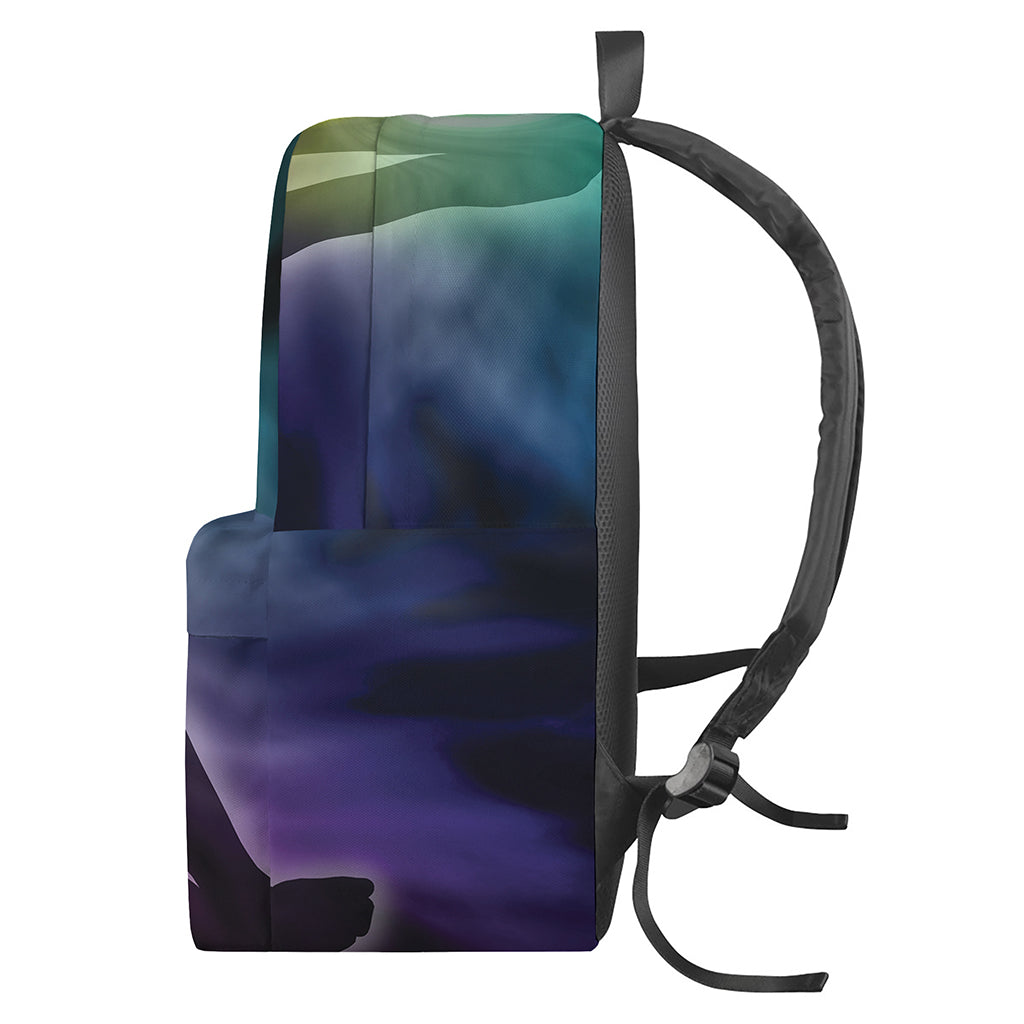 Colorful Chakras Aura Print Backpack