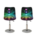 Colorful Chakras Aura Print Bar Stool Covers