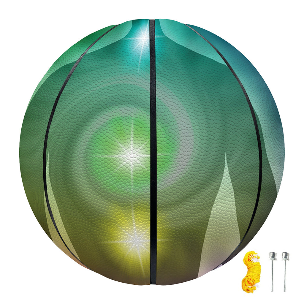 Colorful Chakras Aura Print Basketball