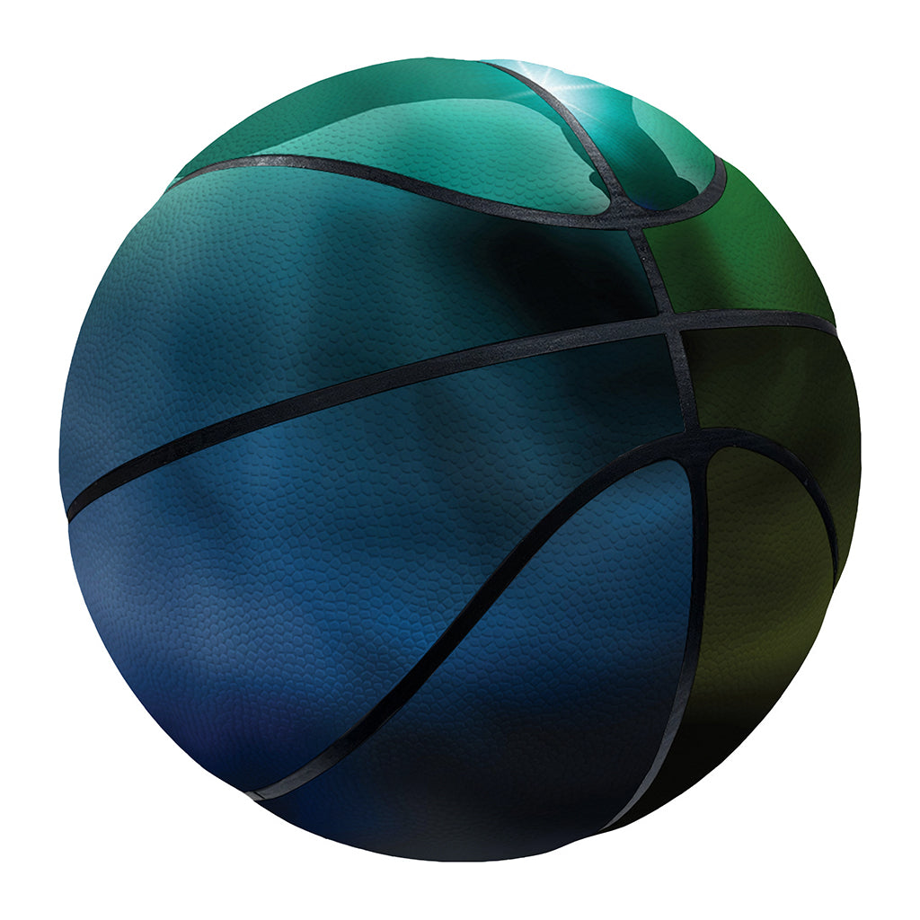 Colorful Chakras Aura Print Basketball