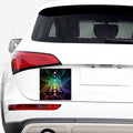 Colorful Chakras Aura Print Car Sticker