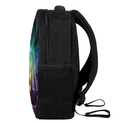 Colorful Chakras Aura Print Casual Backpack