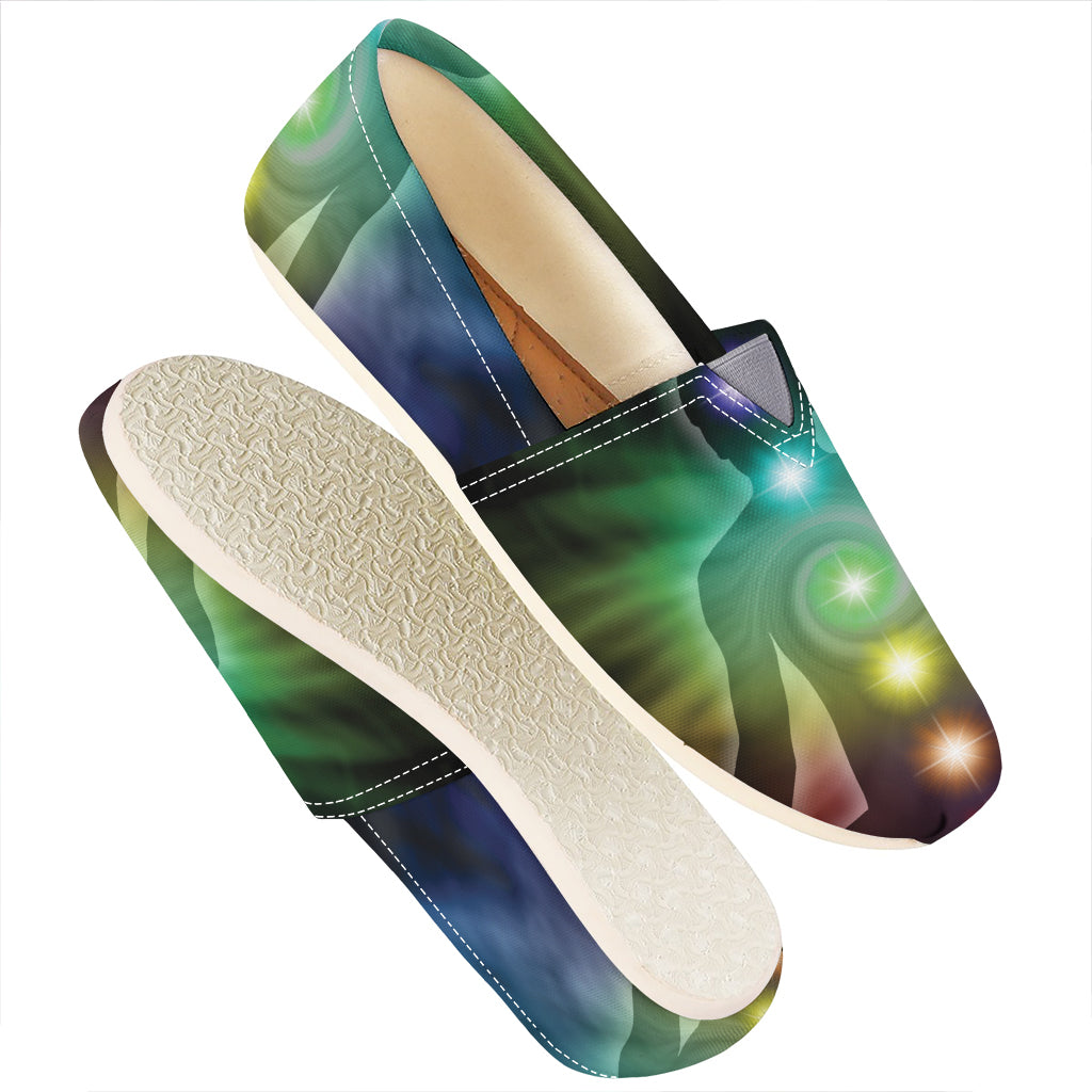 Colorful Chakras Aura Print Casual Shoes