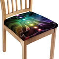 Colorful Chakras Aura Print Chair Cushion Cover