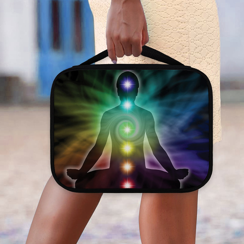 Colorful Chakras Aura Print Classic Bible Case