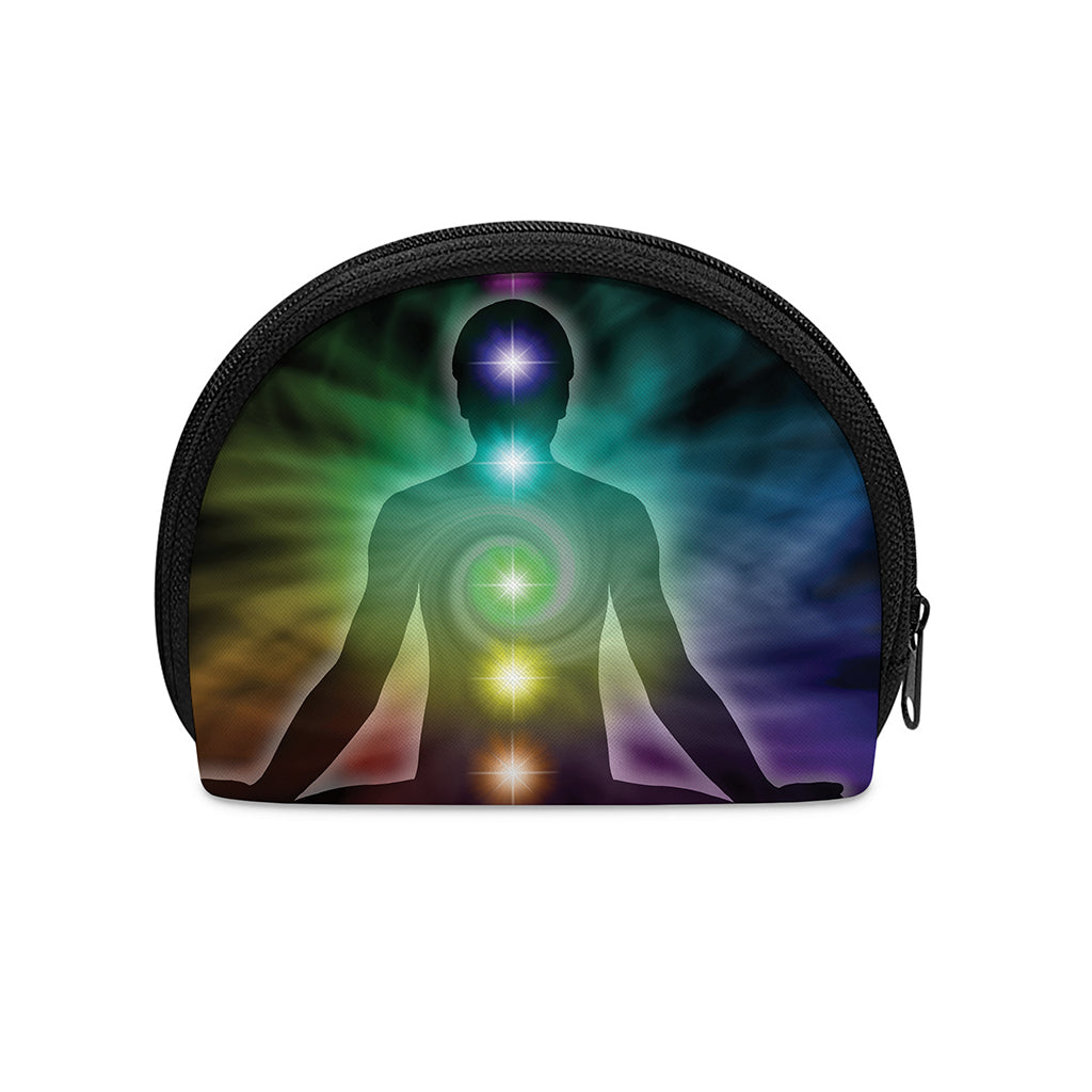 Colorful Chakras Aura Print Coin Purse