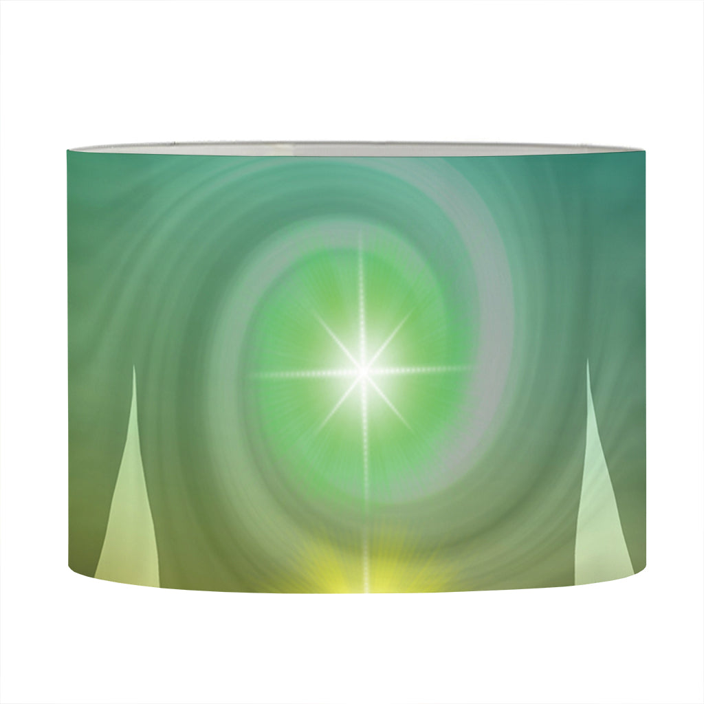 Colorful Chakras Aura Print Drum Lamp Shade